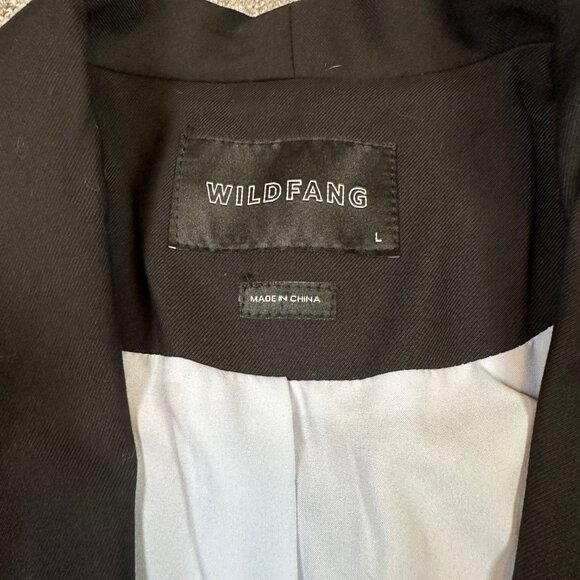 Wildfang Empower Tux Blazer Formal Suiting Black Women's Size Large - Picture 3 of 6